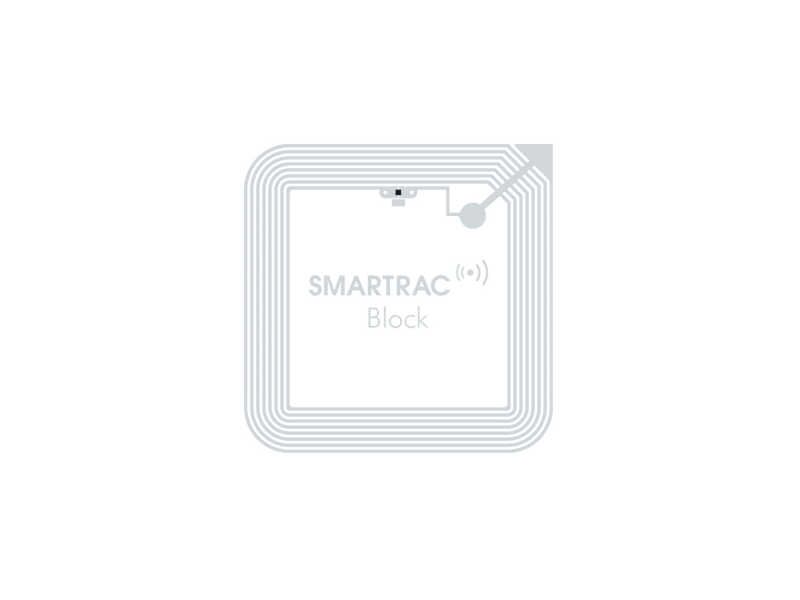 Block-Lite Paper Tag HF ISO 15693  50x50mm ICODE SLIX - PACK om 100 st