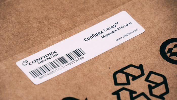 UHF RFID Etikett 92 x 24 x 0.2 mm Confidex Casey M730