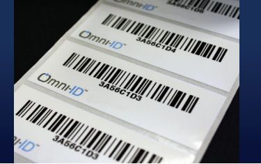 Omni-ID® IQ 800P UHF RFID-etikett, Rulle om 500st